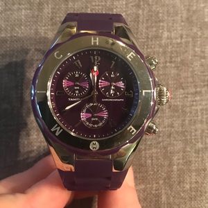 Michele Tahitian Purple Jellybean Watch
